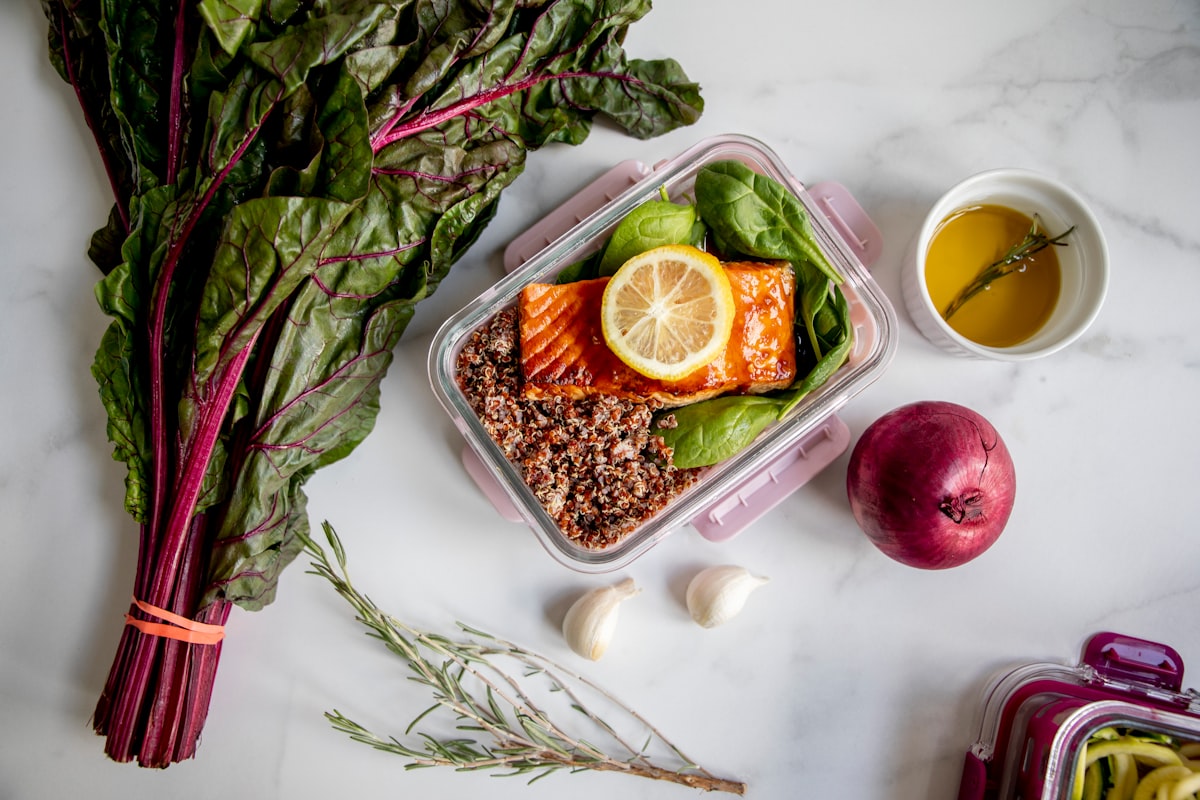 Nutritionist preparing personalized meal plan